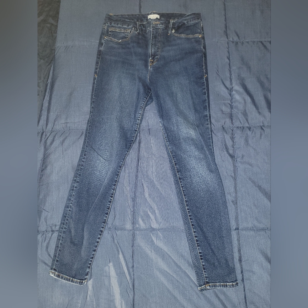 Good American Dark Blue Skinny Jeans Sz 14/32